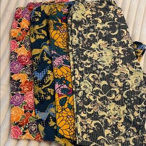LuLaRoe Snakeskin and Abstract Print Fabric tall and curvy